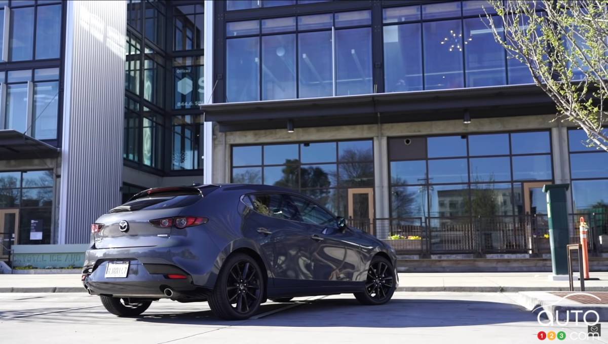 Mazda3 Turbo 2021, trois quarts arrière